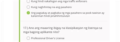 ang topbox ay na disenyo reviewer|LTO CDE Online exam reviewer+answer (Filipino/Tagalog).
